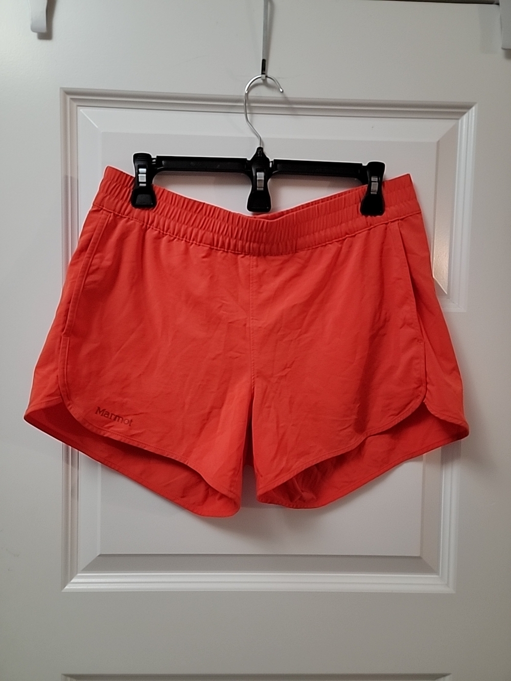 Marmot Shorts Womens Orange Lightweight Outdoors Pockets Size M EUC